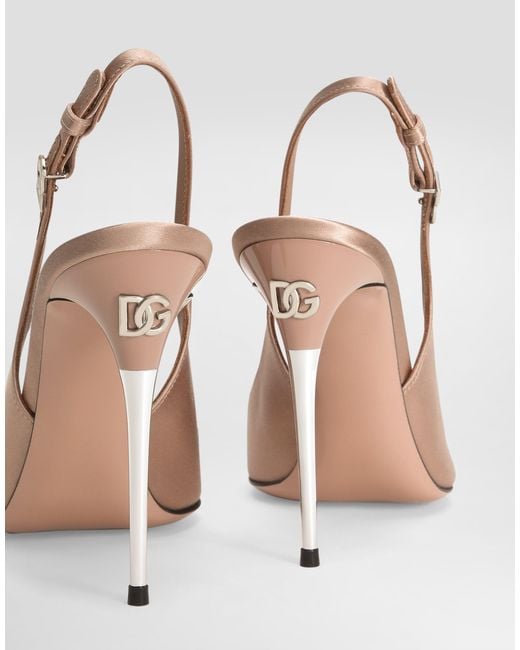 Dolce & Gabbana White Slingback