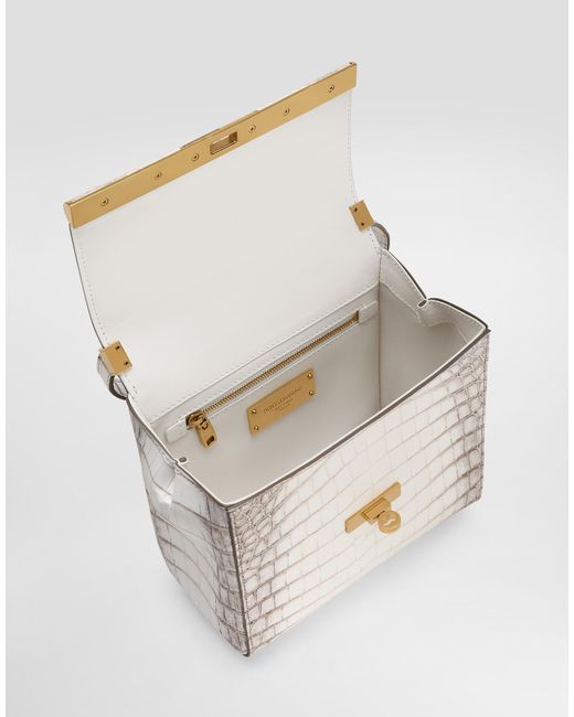 Dolce & Gabbana White Marlene City Bag