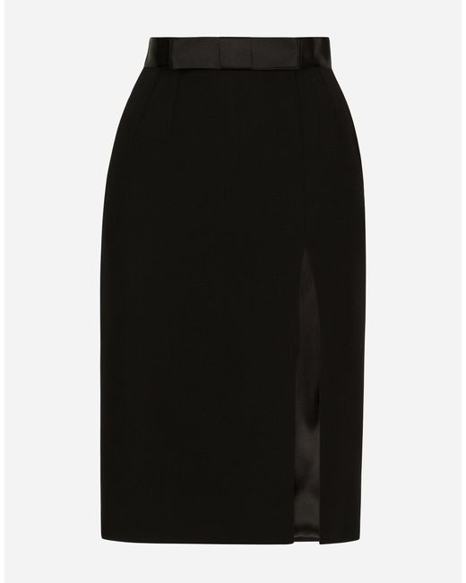 Gonna Midi A Tubino di Dolce & Gabbana in Black