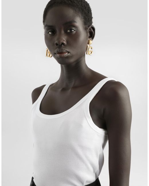 Dolce & Gabbana White Canotta