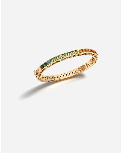 Dolce & Gabbana Metallic Multicolor Sapphire Bracelet