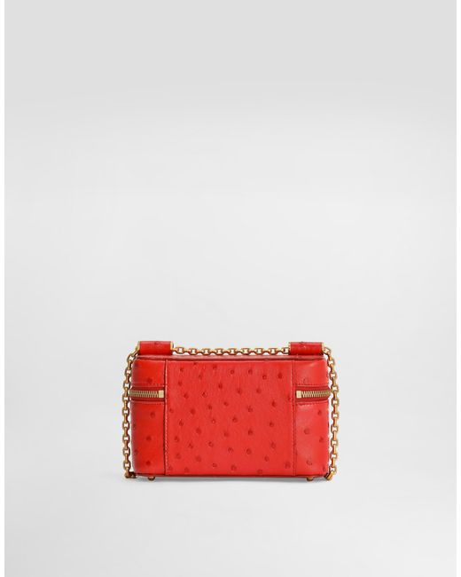 Dolce & Gabbana Red Sicily Small Shoulder Bag