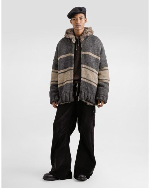 Pullover di Dolce & Gabbana in Brown da Uomo