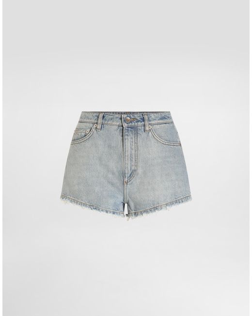 Dolce & Gabbana Blue Denim Shorts
