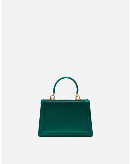 Dolce Gabbana D&G Women Small Smooth Calfskin Devotion Bag-Green