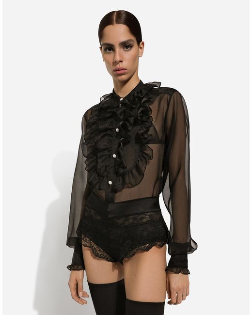 Dolce & Gabbana Black Camicia