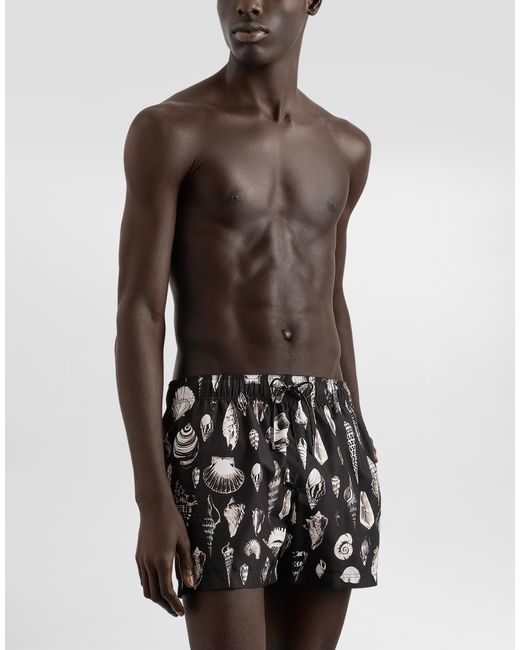 メンズ Dolce & Gabbana New Boxer Corto Black