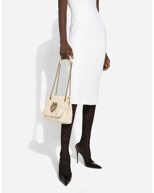 Bolso Devotion Soft mediano Dolce & Gabbana de color Natural