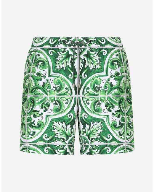 Dolce & Gabbana Green Beachwear for men