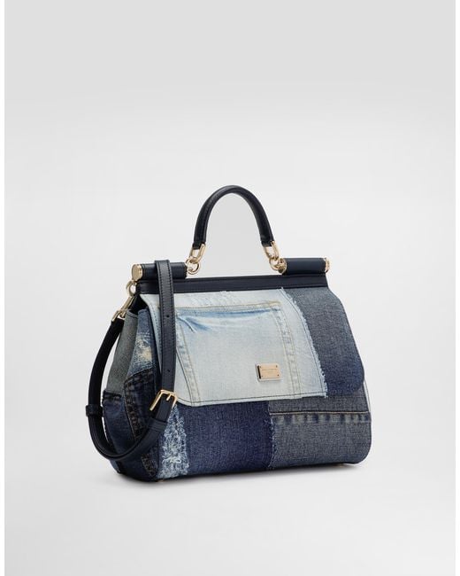 Dolce & Gabbana Blue Medium Sicily Bag