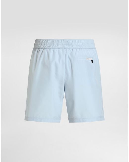 Dolce & Gabbana Blue Swim Boxer Shorts for men