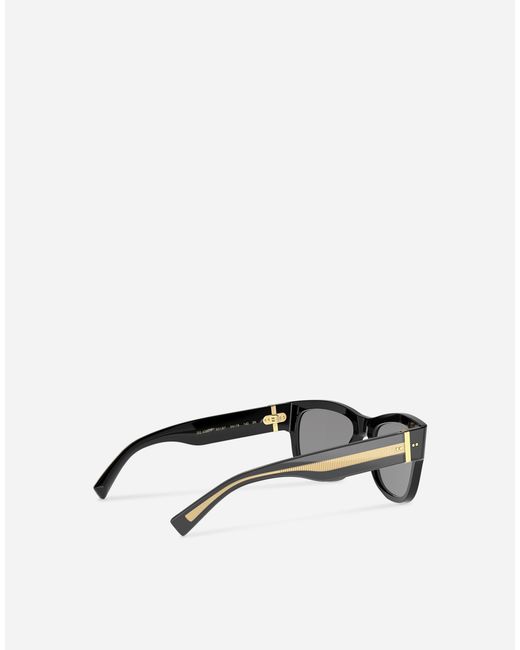 Dolce & Gabbana Gray Gros Grain Sunglasses for men