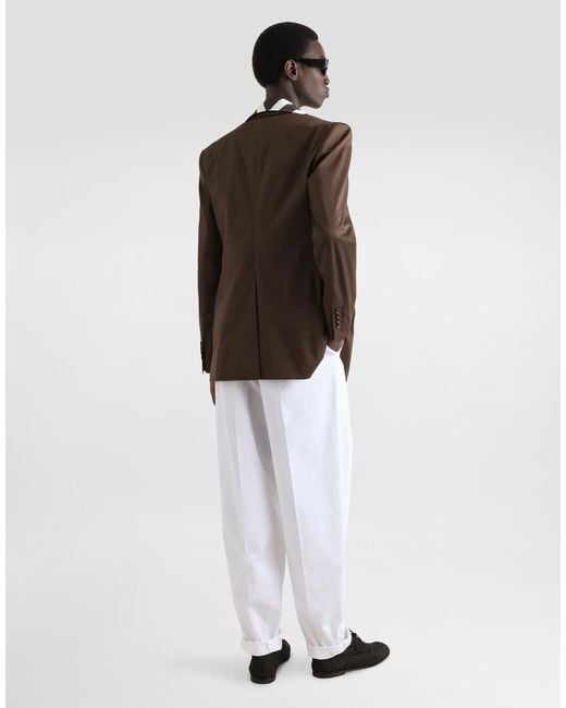 メンズ Dolce & Gabbana Three-Button Long-Sleeved Shirt Black
