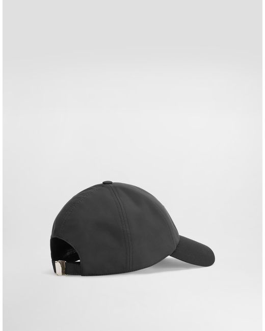 Dolce & Gabbana Gray Logo-Embroidered Baseball Cap for men