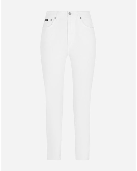 Dolce & Gabbana White Audrey Jeans