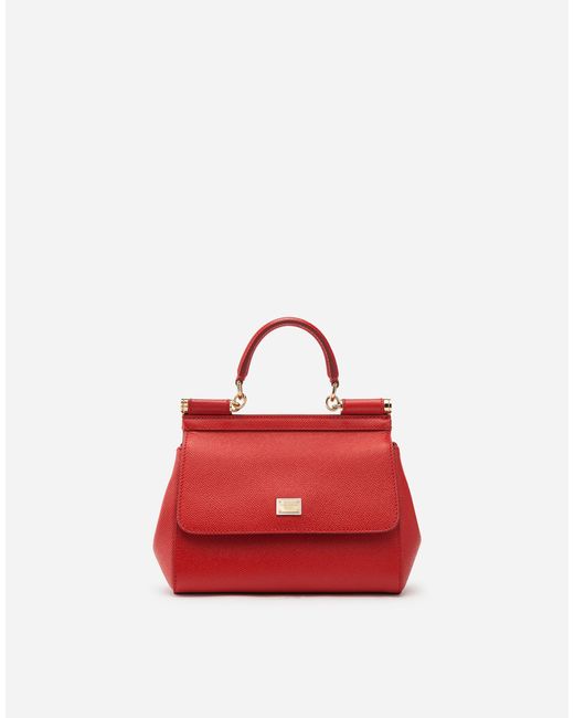 Small dauphine leather sicily bag sale