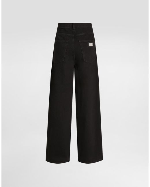 Dolce & Gabbana Black 5-Pocket Denim Trousers