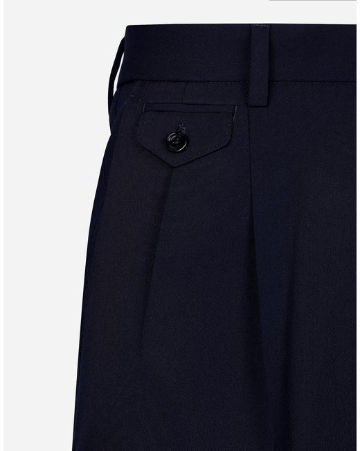 Dolce & Gabbana Sartoriale Hose Aus Stretch-Twill in Blue für Herren