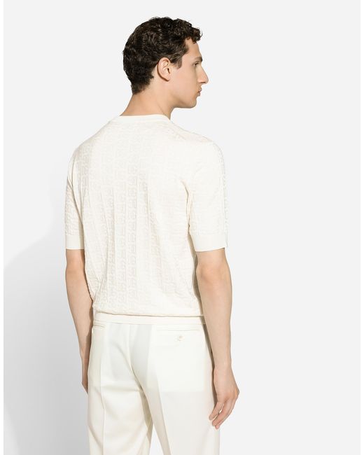 Dolce & Gabbana Natural Pull Girocollo M/C for men