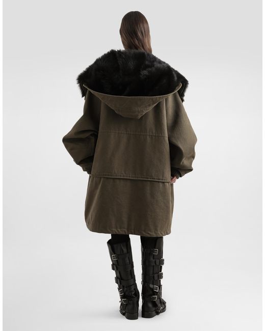 Dolce & Gabbana Black Wool And Cashmere Miniskirt