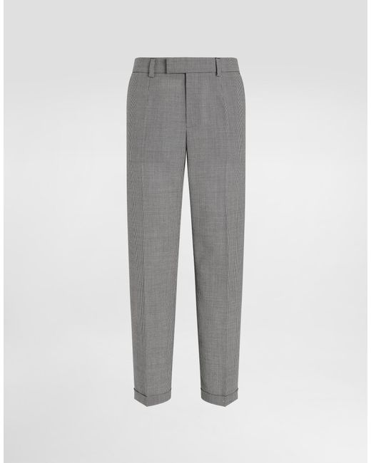 Dolce & Gabbana Wollhose in Gray für Herren