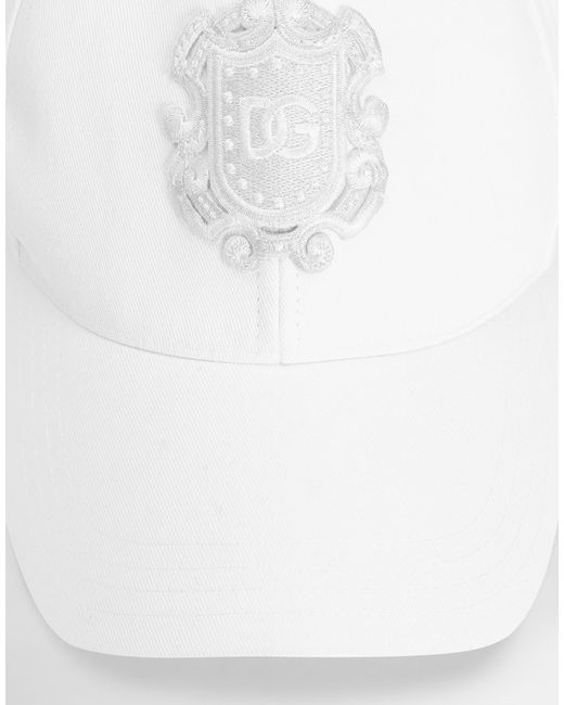 Cappello Baseball di Dolce & Gabbana in White da Uomo