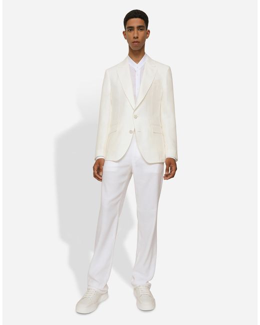 Dolce & Gabbana White Giacca for men
