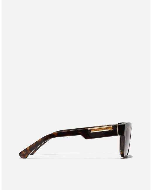 Dolce & Gabbana Gray Mirror Logo Sunglasses for men