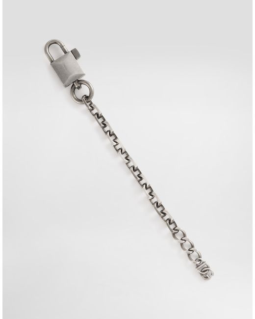 Dolce & Gabbana Metallic Chain Bracelet for men