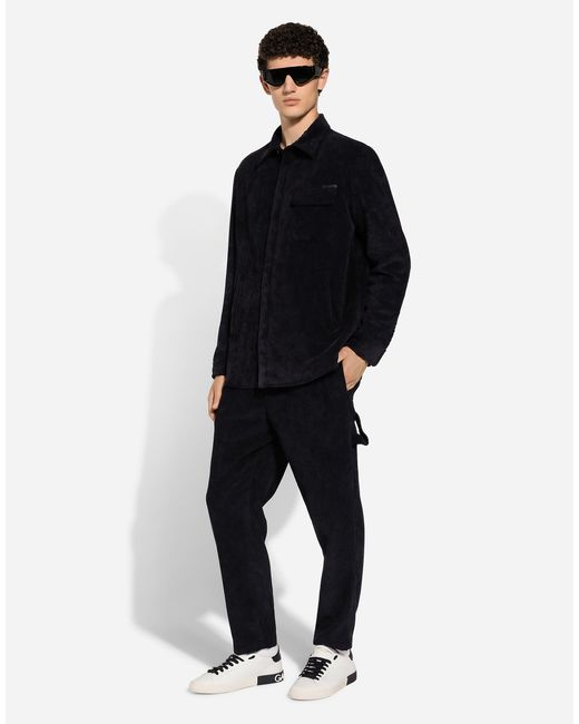 メンズ Dolce & Gabbana Corduroy Pants Blue