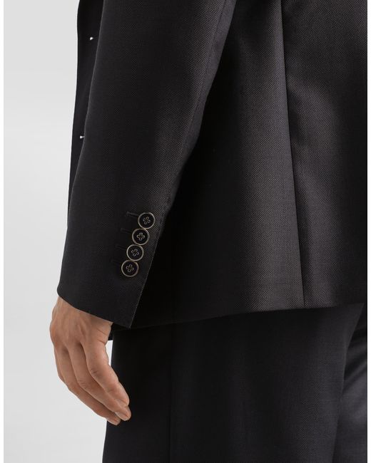 Dolce & Gabbana Blue Double-Breasted Taormina Jacket for men