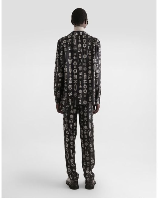 Dolce & Gabbana White Cashmere Turtleneck Pullover for men