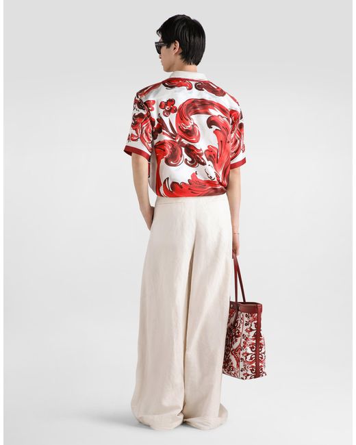Dolce & Gabbana Red Camicia for men