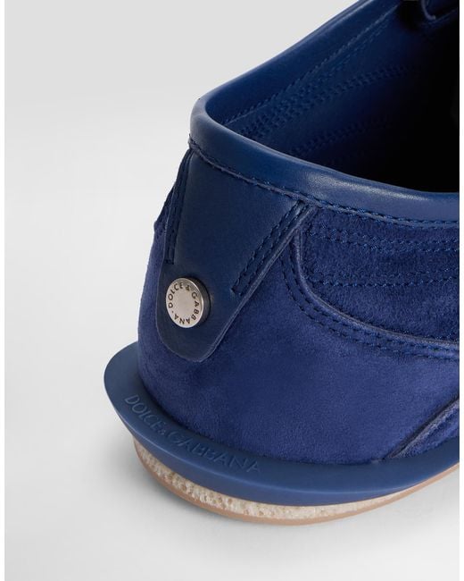 Dolce & Gabbana Blue Suede Lipari for men