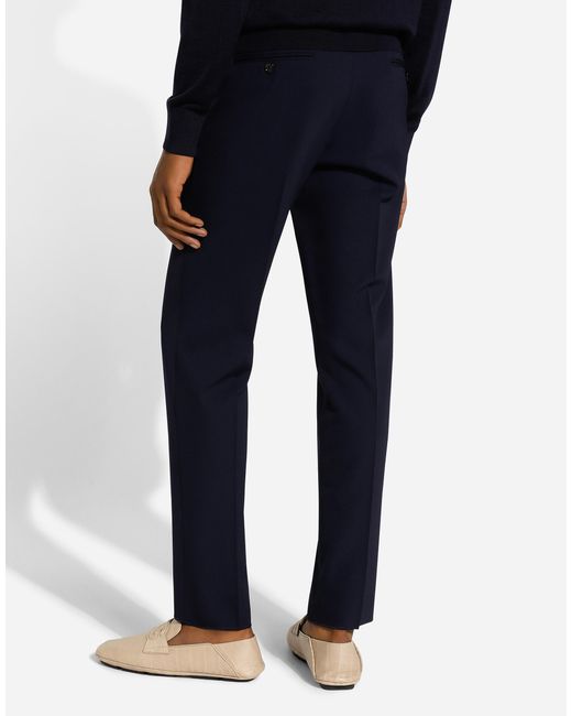 Dolce & Gabbana Sartoriale Hose Aus Stretch-Twill in Blue für Herren