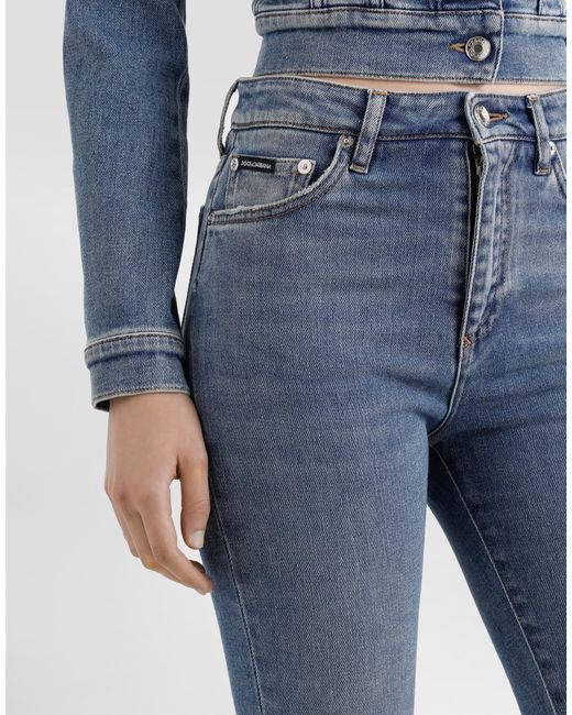 Dolce & Gabbana Blue Skinny Denim Jeans