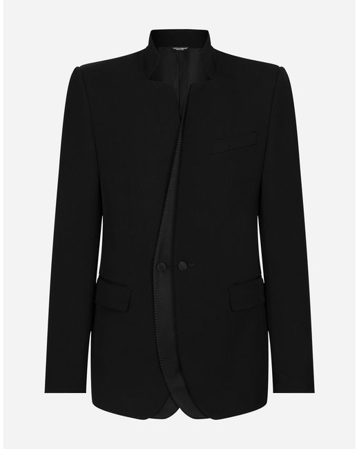 気品【Dolce & Gabbana】ウール シングルブレスト ジャケット メンズ Dolce & Gabbana ウール シングルブレスト ジャケット