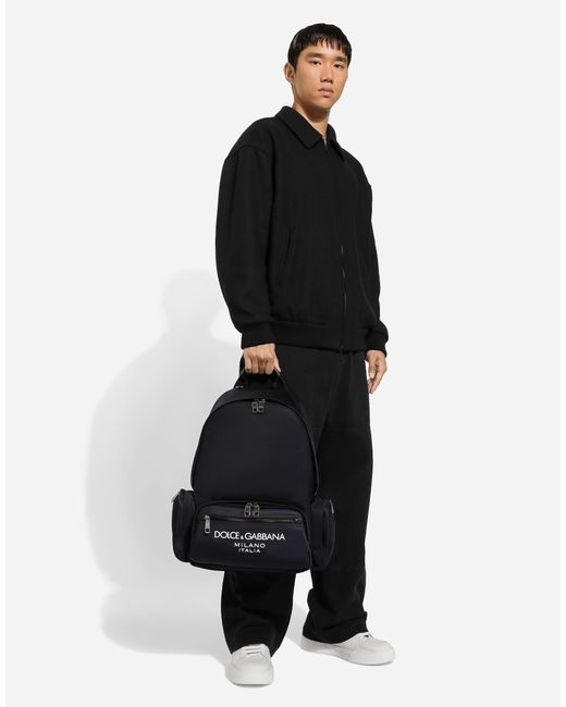 メンズ Dolce & Gabbana バックパック ナイロン Black