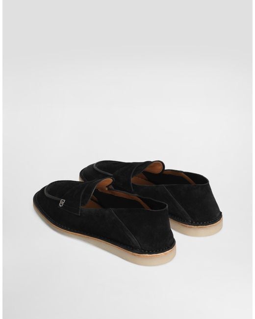 Dolce & Gabbana White Reversed Calfskin Slipper for men