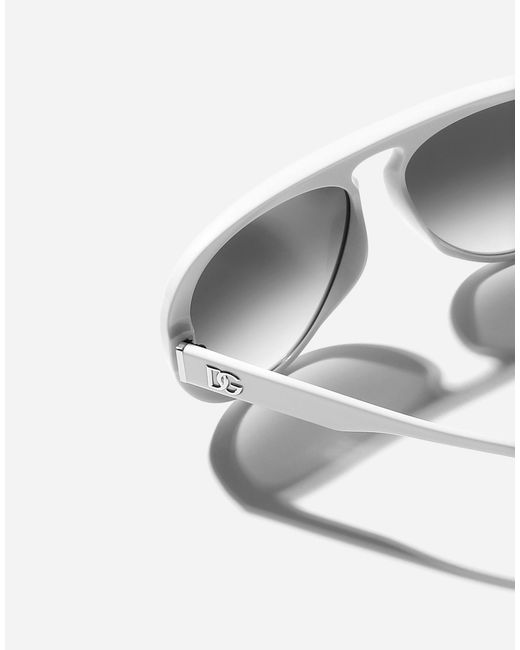 Dolce & Gabbana Gray Maiolica Arancione Sunglasses
