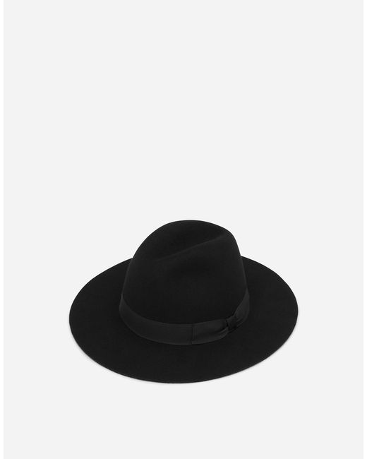 Dolce & Gabbana Black Cappello