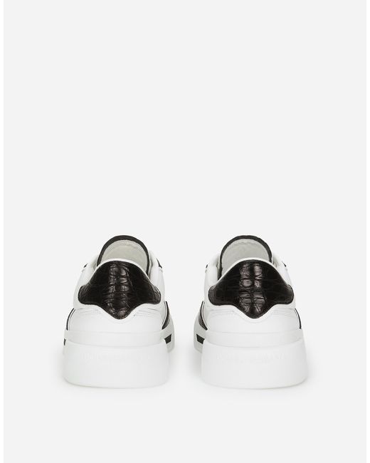 Dolce & Gabbana Natural Calfskin New Roma Sneakers for men