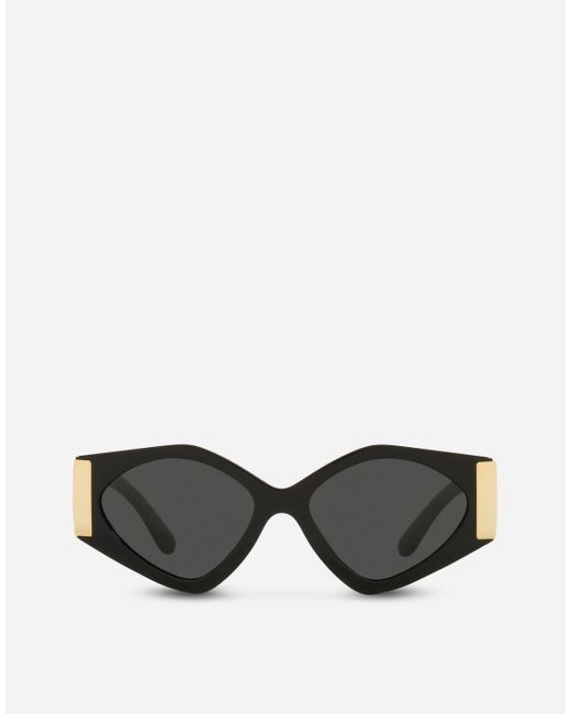 Modern Print Sunglasses di Dolce & Gabbana in Black