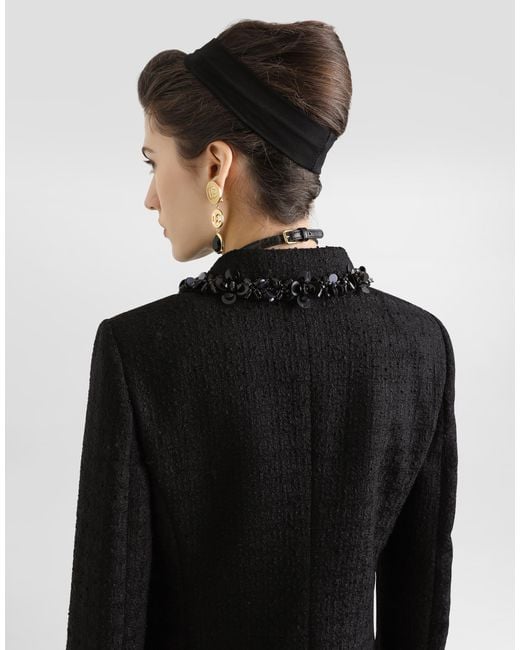 Dolce & Gabbana Black Short Jacket