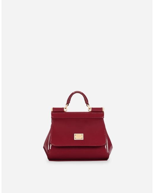 Dolce & Gabbana Red Mini Sicily Handbag