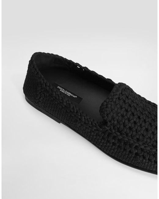 Dolce & Gabbana Black Pantofola for men