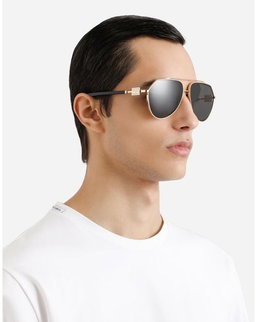 Occhiali Da Sole Smart di Dolce & Gabbana in Gray da Uomo