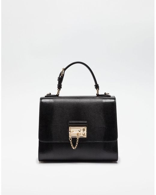 Dolce Gabbana Leather Monica Bag in Black Lyst