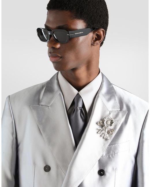 Dolce & Gabbana Gray Giacca for men