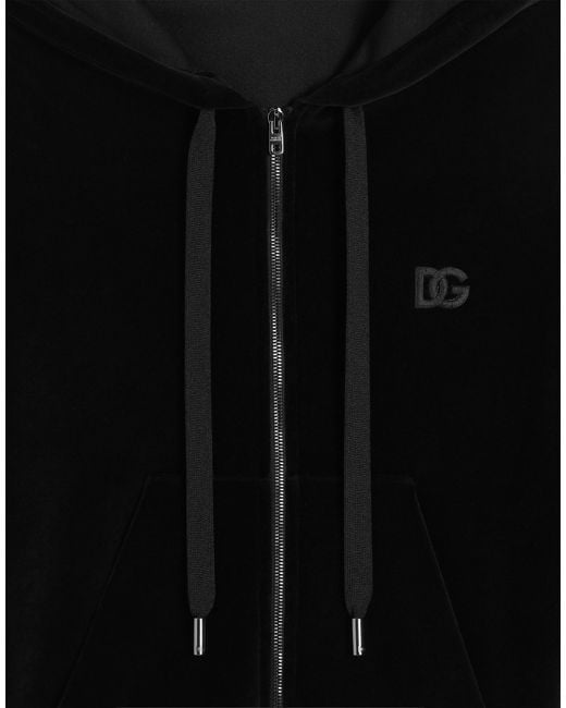 Sweat-Shirt En Chenille Dolce & Gabbana en coloris Black